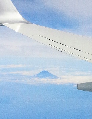 雲海と富士山。綺麗だったよ